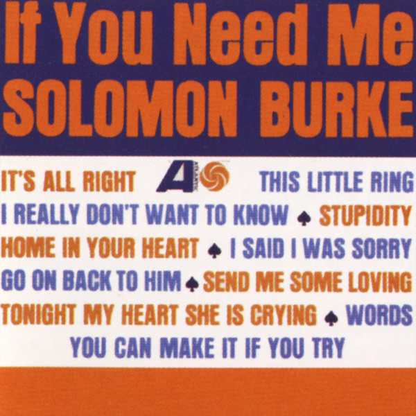 If You Need Me (1963)